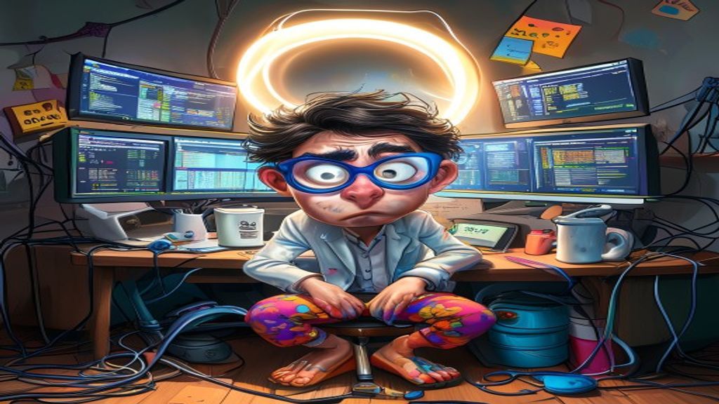 The Overzealous Remote Worker: King of the Home Office Jungle