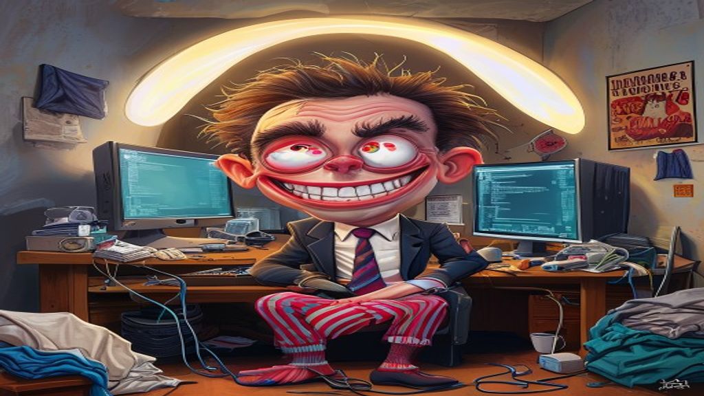 The Overzealous Remote Worker: King of the Home Office Jungle