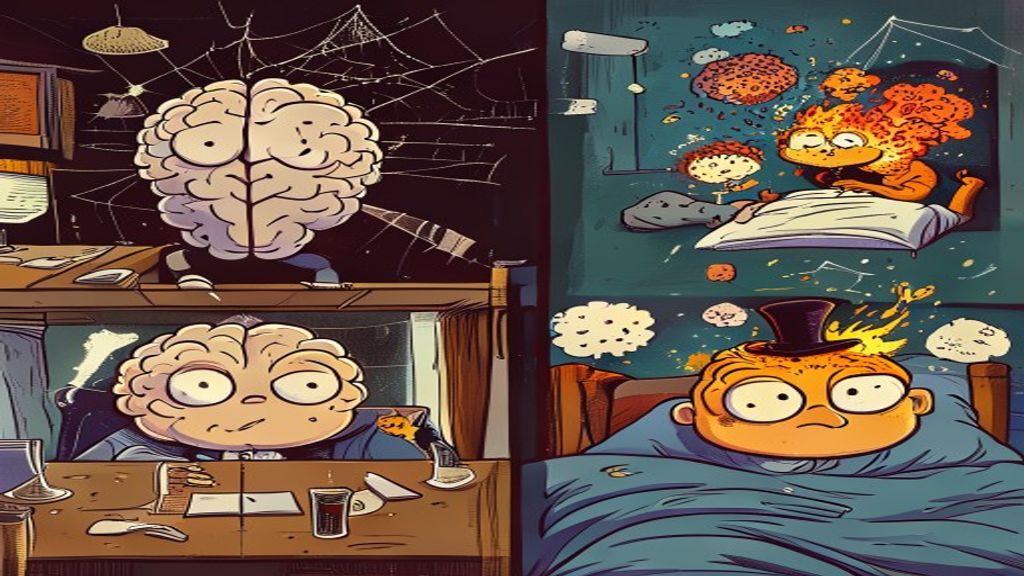 My Brain During an Important Meeting vs. My Brain at 2 AM Trying to Sleep