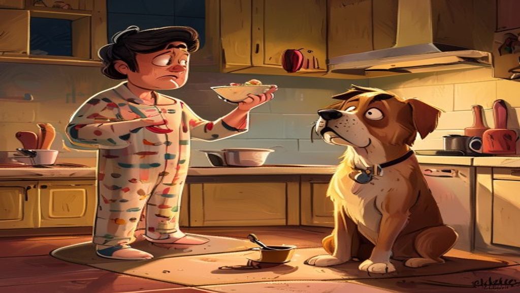 Me Explaining My Totally Reasonable Plan to My Dog Who Is Judging Me