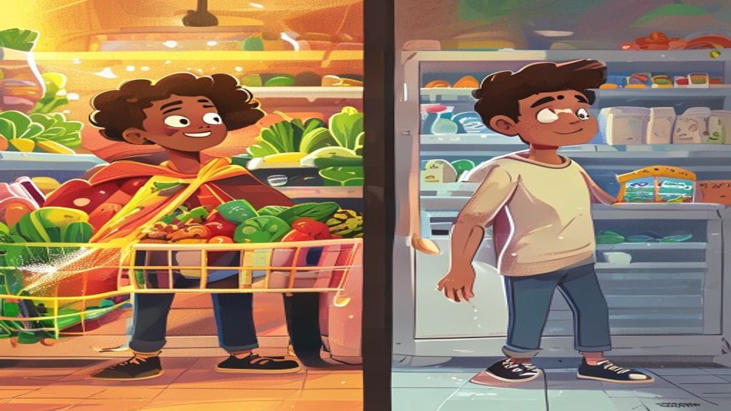Grocery Store Me vs. Actual Fridge Items: A Love Story