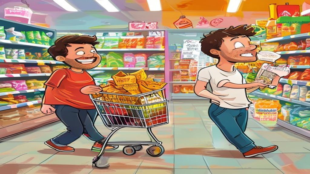 Grocery Store Me vs. Grocery Store List: A Tragedy in 47 Snacks