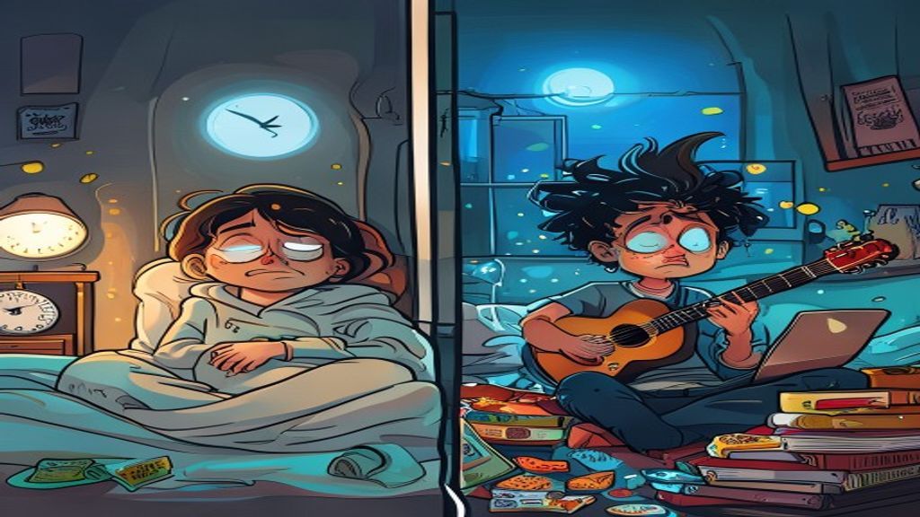 Me at 11:58 PM vs. Me at 12:01 AM on a Work Night