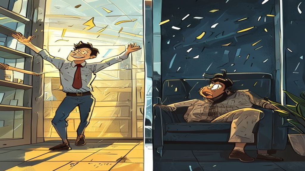 Me Leaving Work on Friday vs. Me Sunday Night Remembering Monday Exists